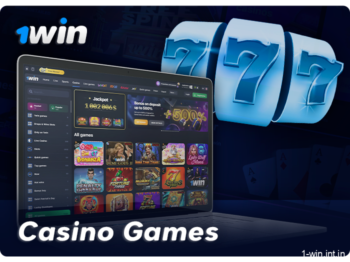 Information about the online casino section of the site 1Win - what kinds of gambling can play