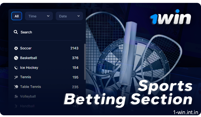 Information about betting on sporting events at 1Win - what sports are on the betting site