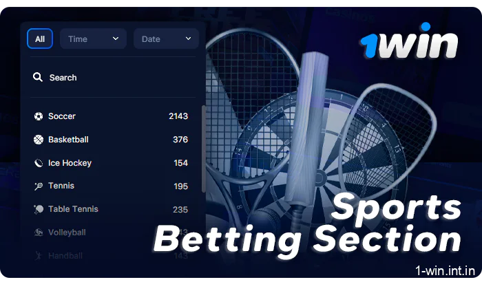 Information about betting on sporting events at 1Win - what sports are on the betting site