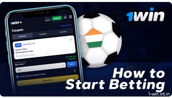 How to bet in 1Win mobile app - step-by-step instructions