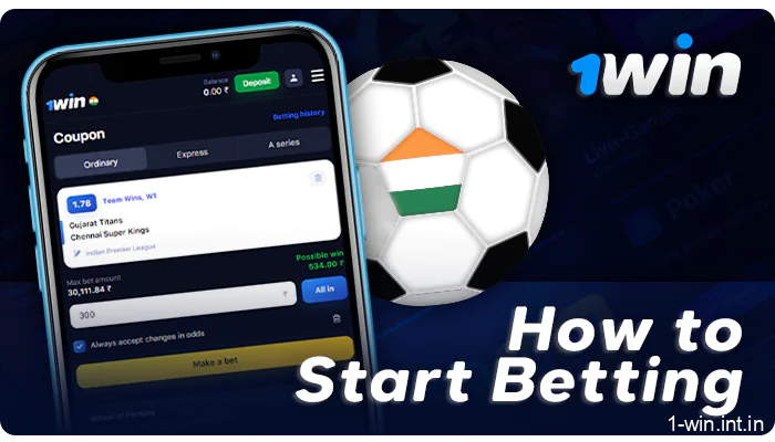 How to bet in 1Win mobile app - step-by-step instructions