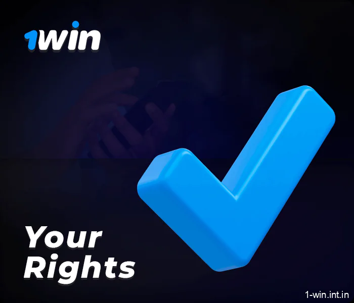 1Win India user rights