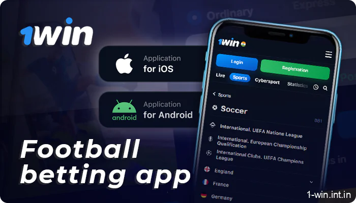 Download the free 1win Football Betting mobile app