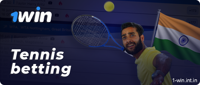 1win Tennis betting for Indian gamblers