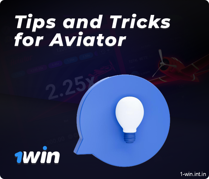Hints for the 1win Aviator game