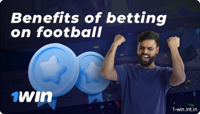 The main advantages of betting on soccer at 1win