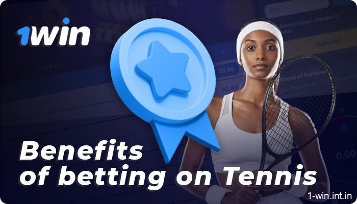 The main advantages of tennis betting at 1win