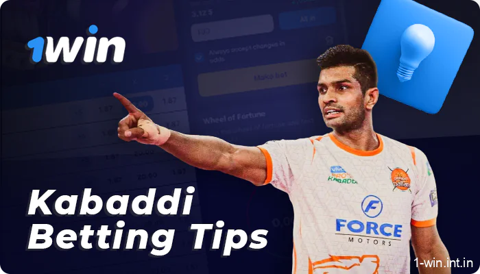1win Kabaddi Betting tips and tricks