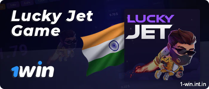 1win Lucky Jet Crash Game for Indian gamblers