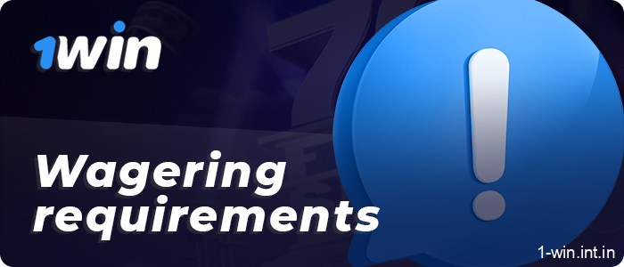 1win promo code bonus wagering conditions