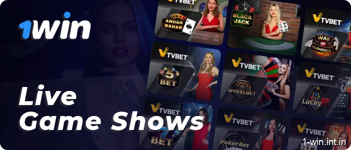 1win Live Game Shows