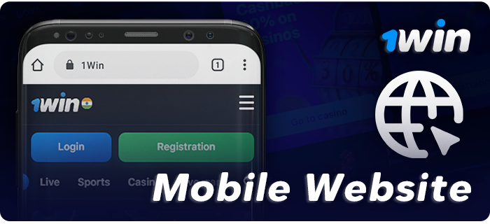 Browser version of the 1Win website for cell phones