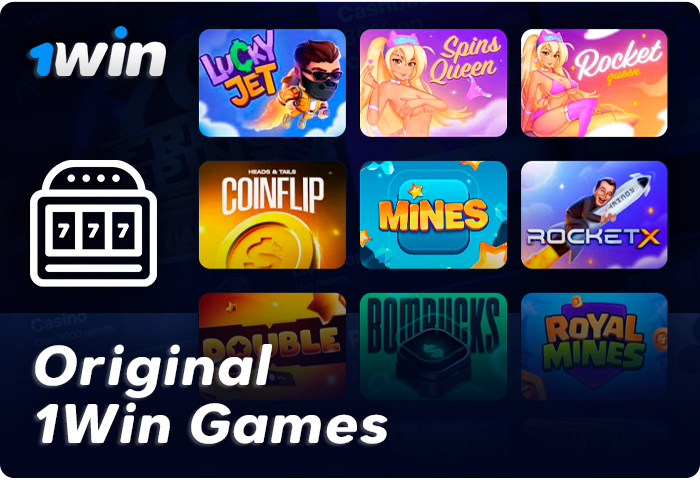 Original games at 1Win India Casino