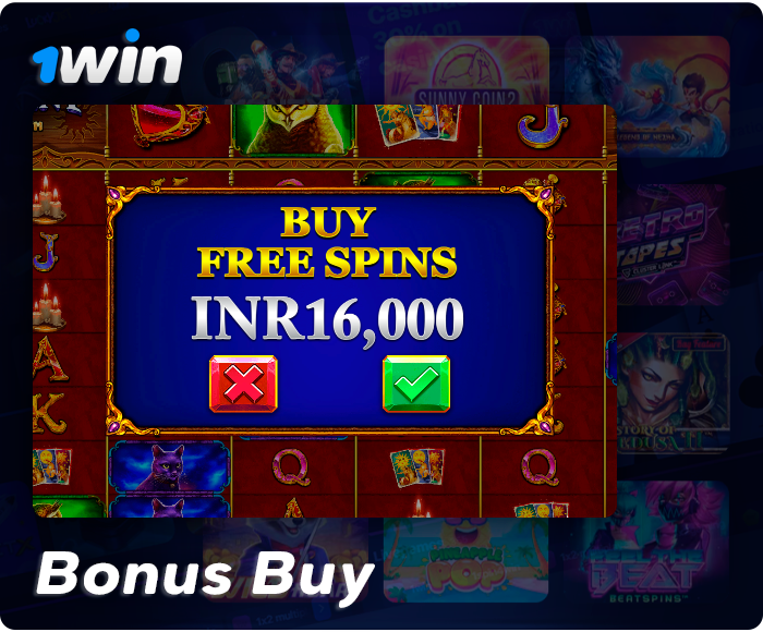 Bonus games in slots on 1Win website 