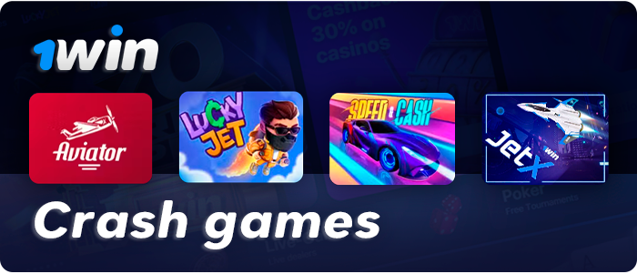 Best crash games on 1Win 