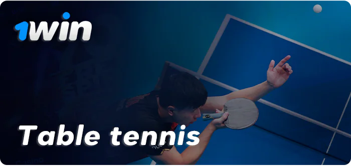 1Win betting on table tennis tourneys