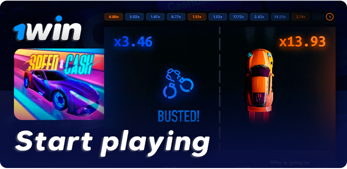 Start playing Speed and Cash at 1Win