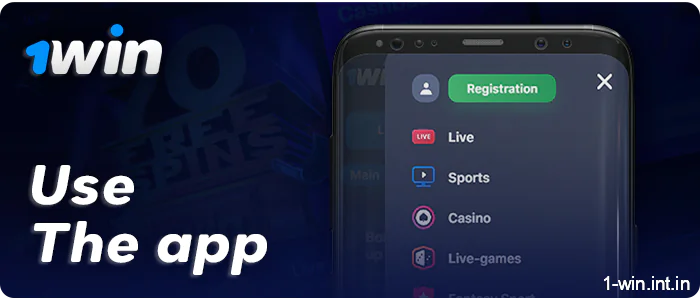 Start betting at 1Win after installing the apk